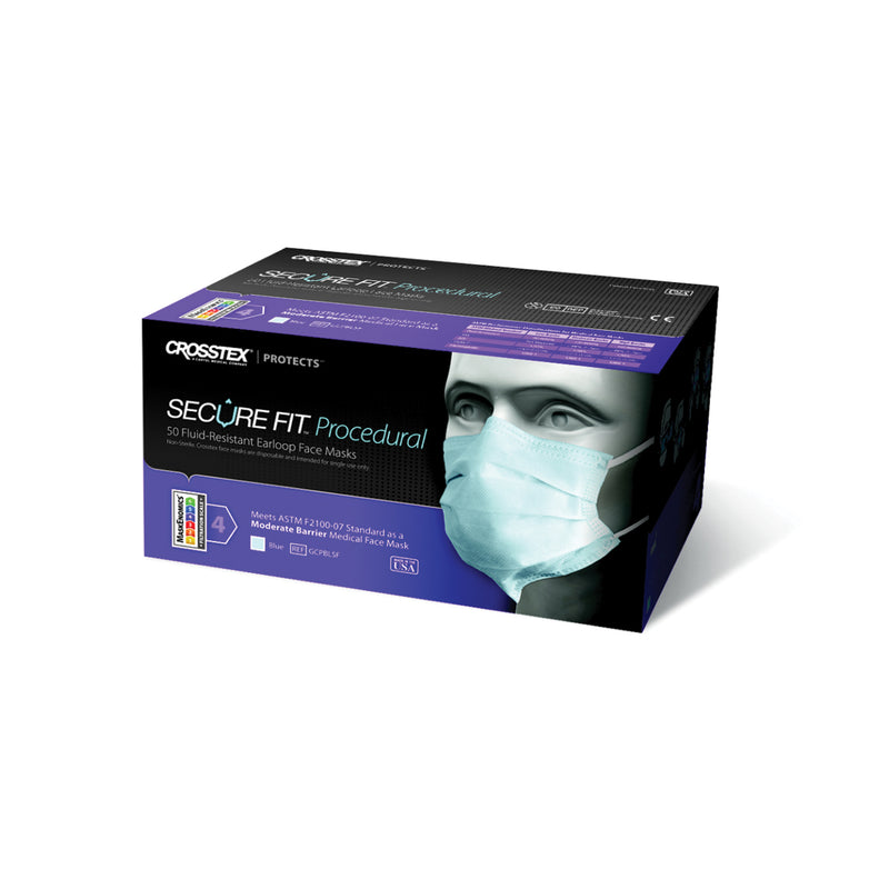 ASTM Level 2 Earloop Mask, Pink, 50/bx, 10 bx/ctn