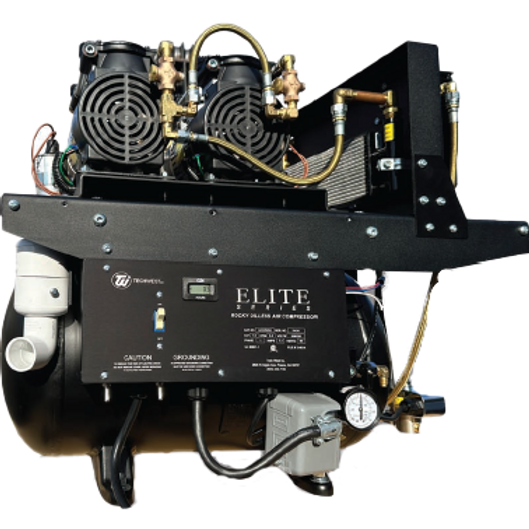 Elite Rocky Series Oil-less Compressor ACOR2D1- ACOR2D1Q - DENTAMED USA