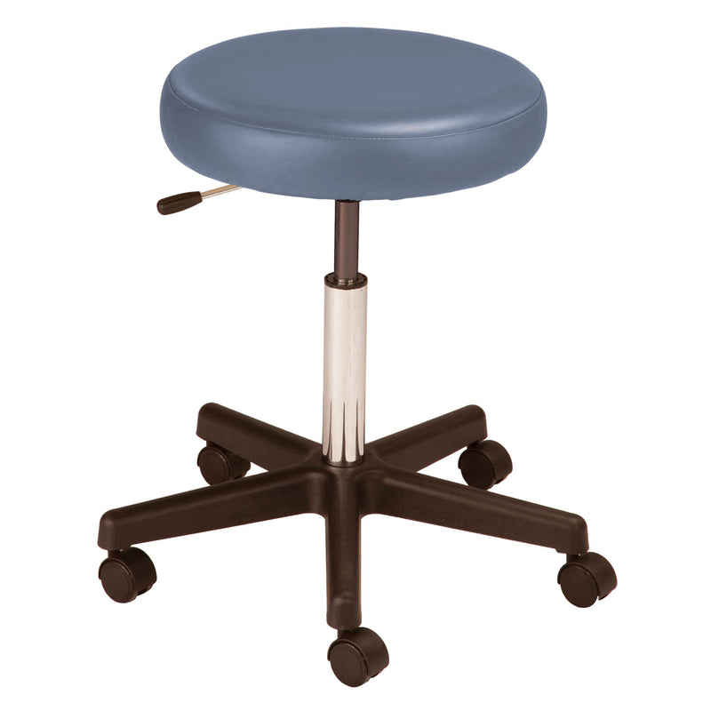Stool, Pneumatic Hand Operated, Black Base without Backrest, Premium-Blue Ridge (DROP SHIP ONLY) (Continetal US & Canada)