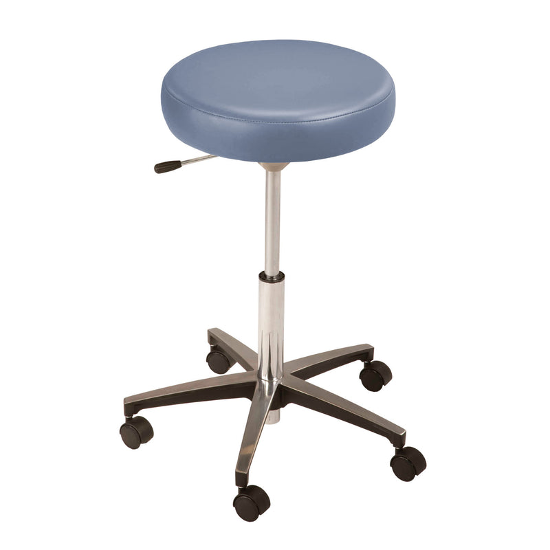 Stool, Pneumatic Hand Operated, Chrome Base without Backrest, Ultra-Papyrus (DROP SHIP ONLY) (Continetal US & Canada)