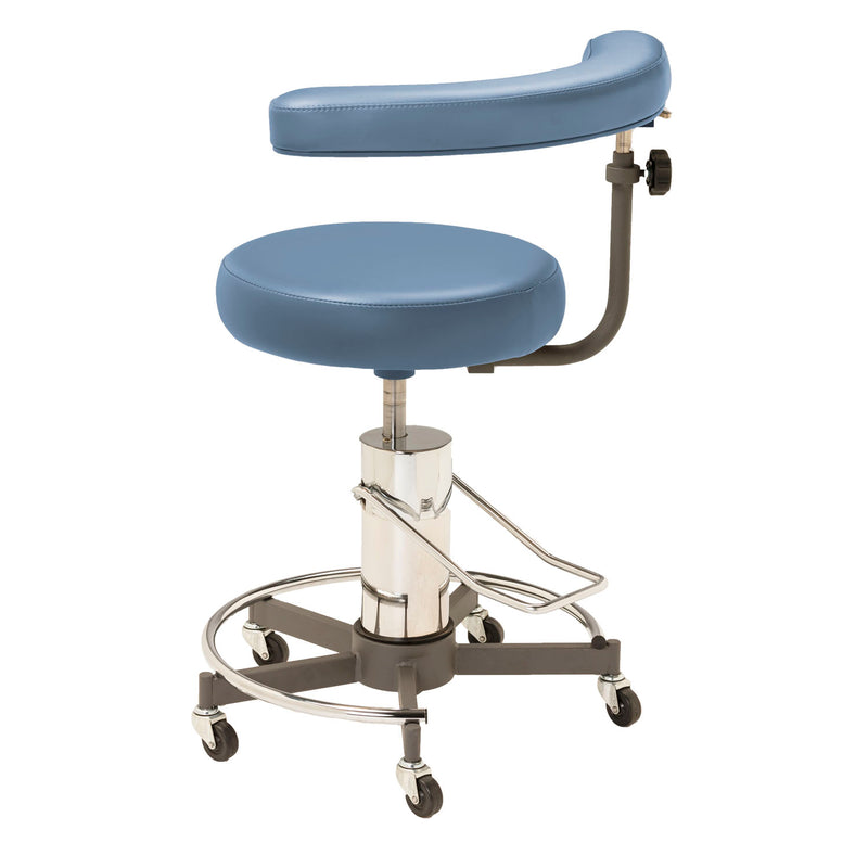 Stool, Hydraulic Pump with Body Support, Ultra-Papyrus (DROP SHIP ONLY) (Continetal US & Canada)