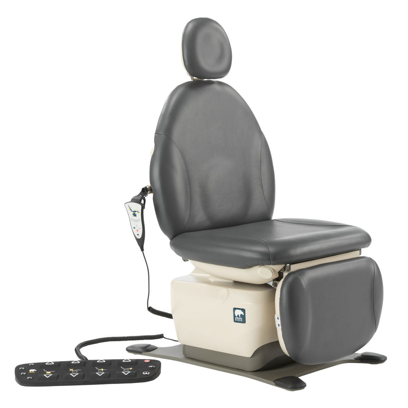 830 Procedure Chair, Mobile Base, 100-240V Rear Steer (Rear swivel casters, front LH steering caster) (DROP SHIP ONLY) (Continetal US & Canada)