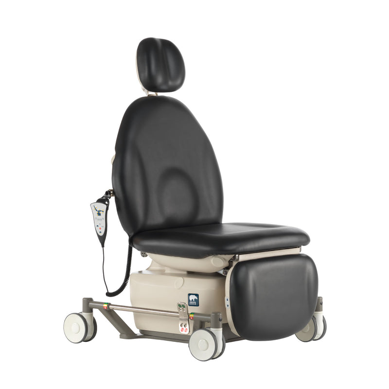 840 Battery Powered Stretcher Bed, Mobile Base, 100-240V Front Steer (front swivel casters, rear RH steering caster) (DROP SHIP ONLY) (Continetal US & Canada)