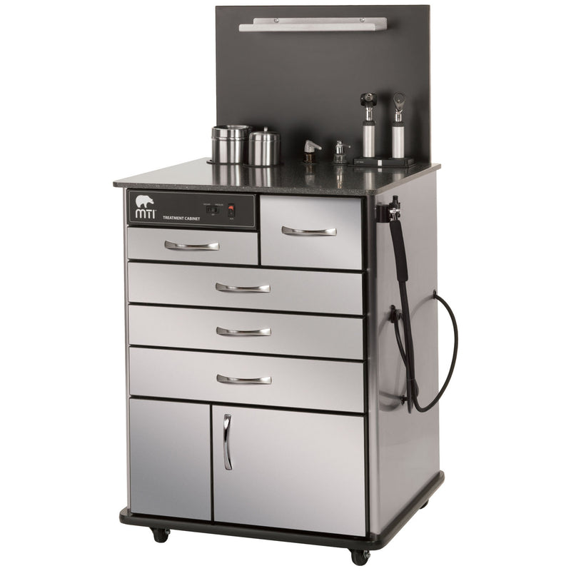 TC100AS ENT Cabinet, Sit-down, Standard Configuration 1, Metal-Stainless Steel (DROP SHIP ONLY) (Continetal US & Canada)
