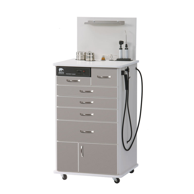 TC100BS ENT Cabinet, Stand-up, Standard Configuration 1, Laminate-Shadow, Trim-White (DROP SHIP ONLY) (Continetal US & Canada)