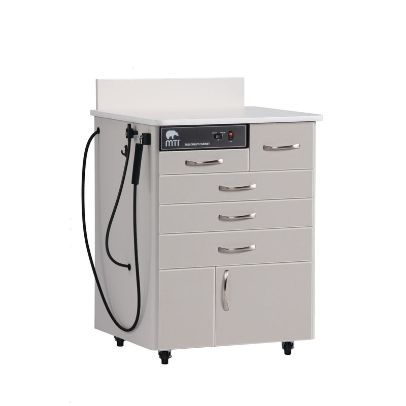 TC75AS ENT Cabinet, Sit-down, Standard Configuration 1, Laminate-Crystal, Trim-White (DROP SHIP ONLY) (Continetal US & Canada)
