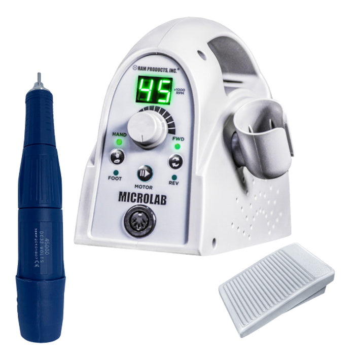 450 Set A - Digital Microlab 450 Box 45000 RPM Handpiece & On/Off Pedal checked OPTIONS_HIDDEN_PRODUCT