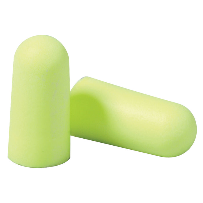 Earplug, Uncorded, Yellow Neons, 200 pr/bx, 10 bx/cs (Continental US+HI Only)