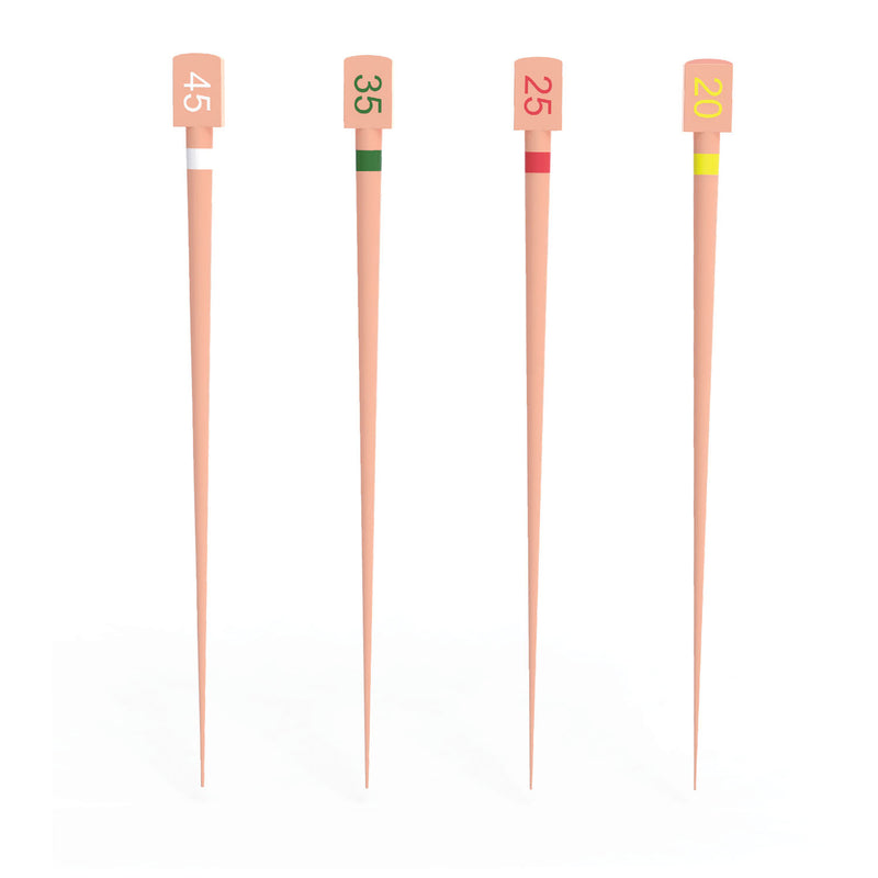 Gutta Percha Points, One File G, Assorted Sizes #20-40, 60/pk