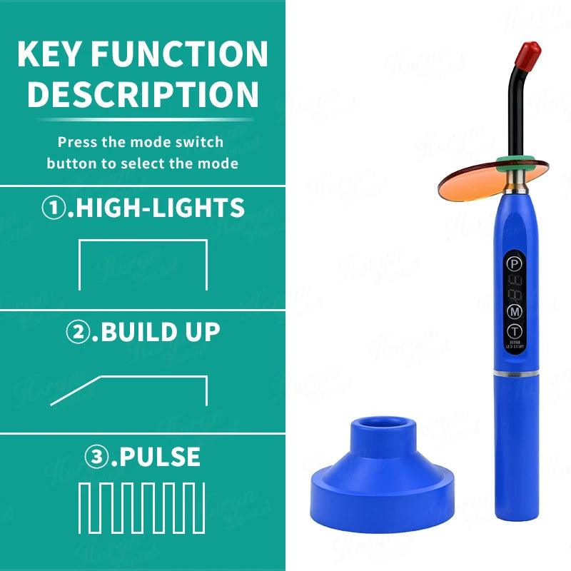 LED Wireless Dental Curing Light Lamp Machine Dentistry - DENTAMED USA