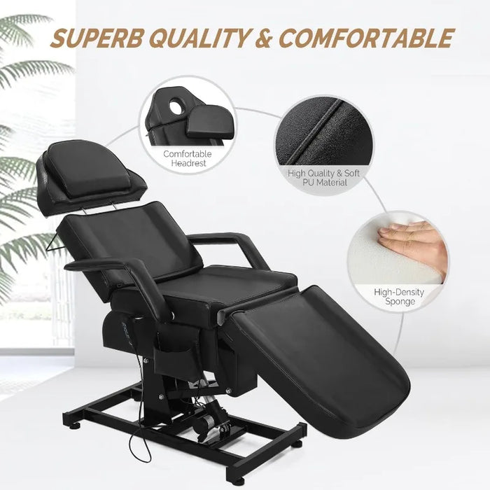 Fully Electric Salon Facial Bed Chair, Multi-Purpose Massage Tattoo  2