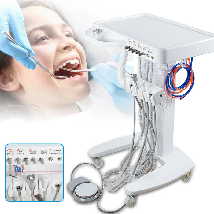 Dental Portable Mobile Delivery Unit System Cart