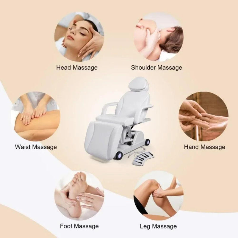 Facial Bed for Esthetician 110V Removable Massage Table Led Light Beauty 4 - DENTAMED USA