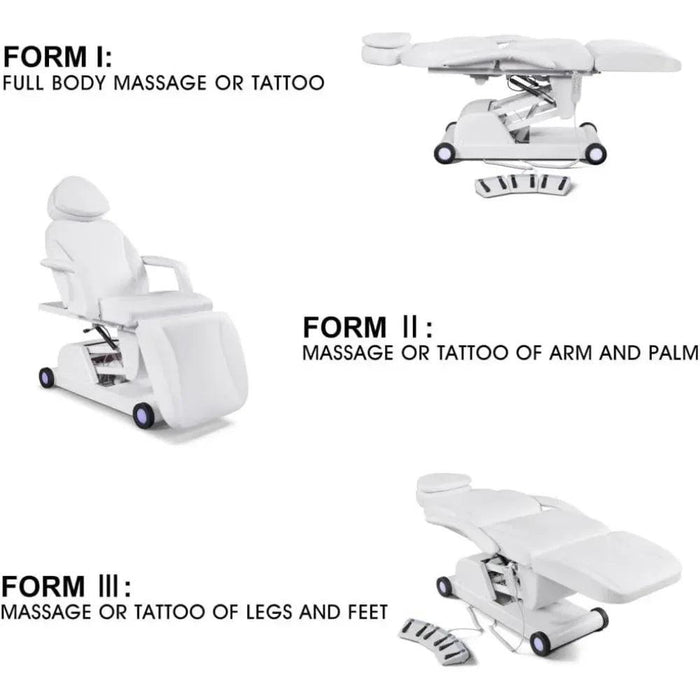 Facial Bed for Esthetician 110V Removable Massage Table Led Light Beauty 4 - DENTAMED USA