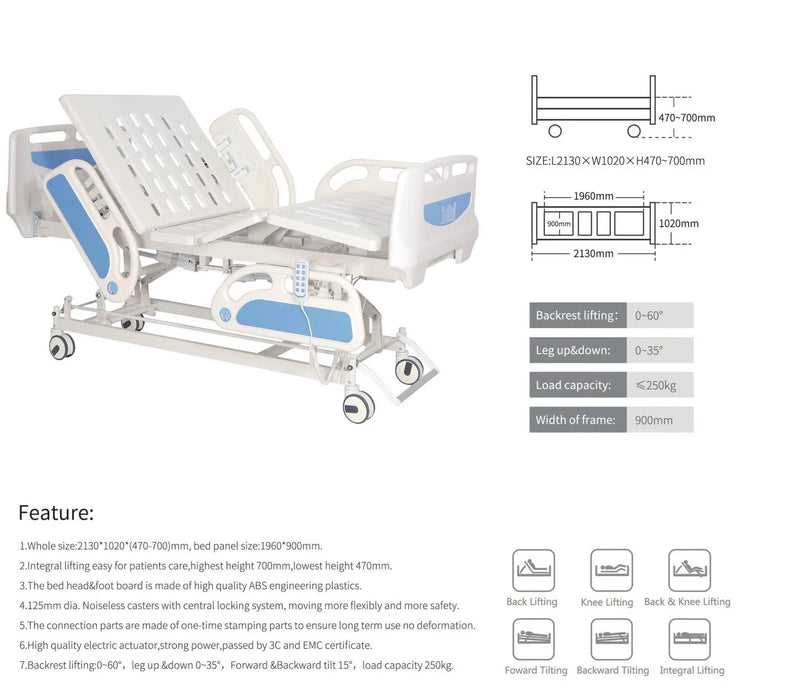  Patient Care Electric Hospital Bed 7