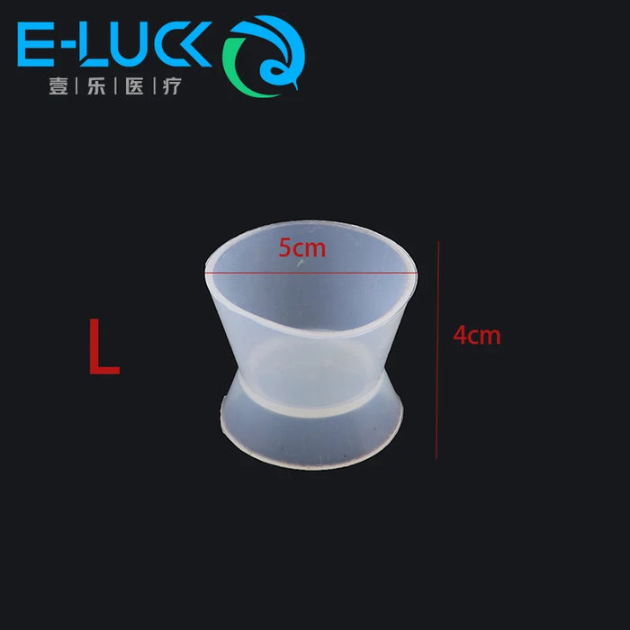 Dental Silicone Rubber Cup Dentist Rubber Mixing Bowls Teeth Whitening Disinfecting Laboratory Tools