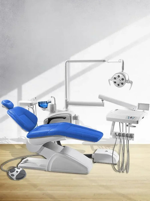 Dental Comprehensive Treatment Chair Luxury Dental Machine Oral Treatment Table Chair with Complete Set SIN-DDU05