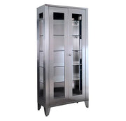UMF Stainless Steel Display Cabinet Large Flat-Top Storage Cabinet SS7840 - Dentamed USA
