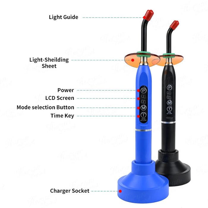 LED Wireless Dental Curing Light Lamp Machine Dentistry