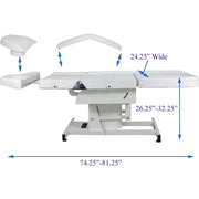 Tatto Comfortably Fully Electric Adjustable Facial Bed/Massage Table 3 - DENTAMED USA