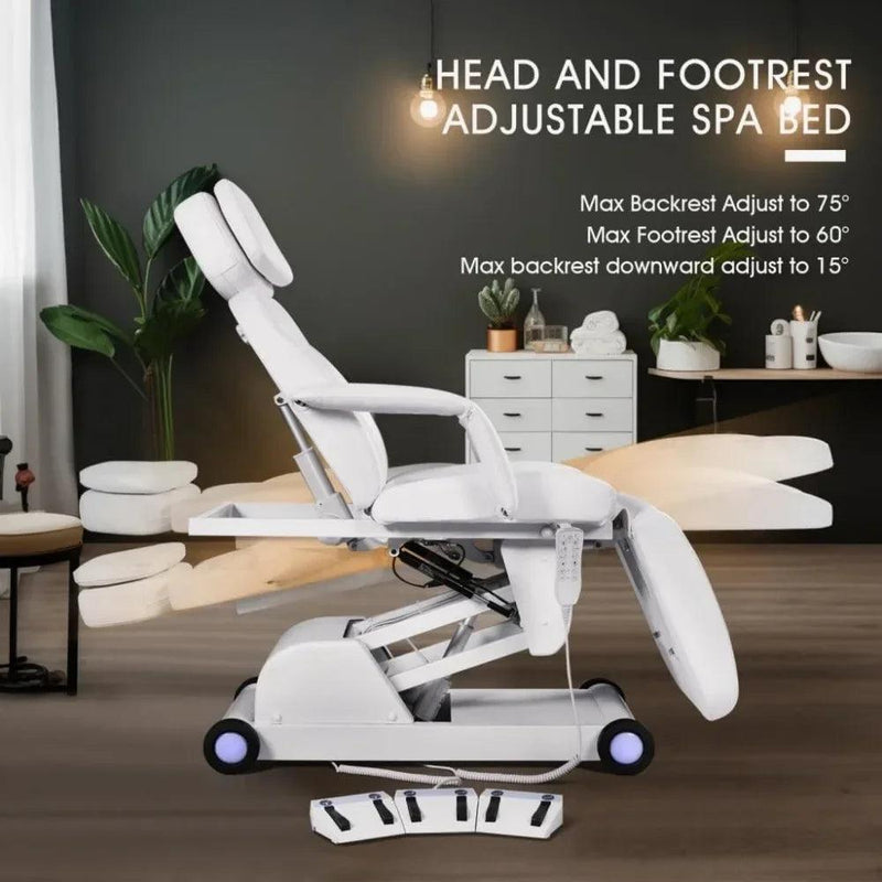 Facial Bed for Esthetician 110V Removable Massage Table Led Light Beauty 4 - DENTAMED USA