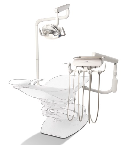 DCI Reliance Swing Mount Pole w/Auto Dental Unit Gray RS4051 - Dentamed USA