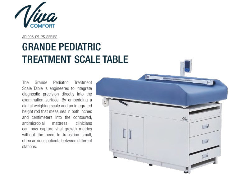 ADI996-09-PS-SERIES GRANDE PEDIATRIC  TREATMENT SCALE TABLE