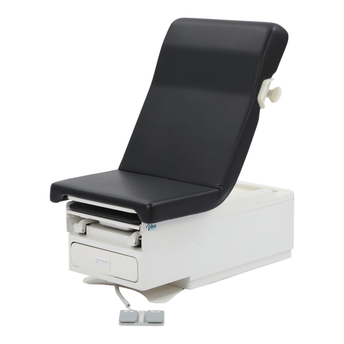 Viva Comfort Pointe Power Exam Table 996-10-Black/Blue