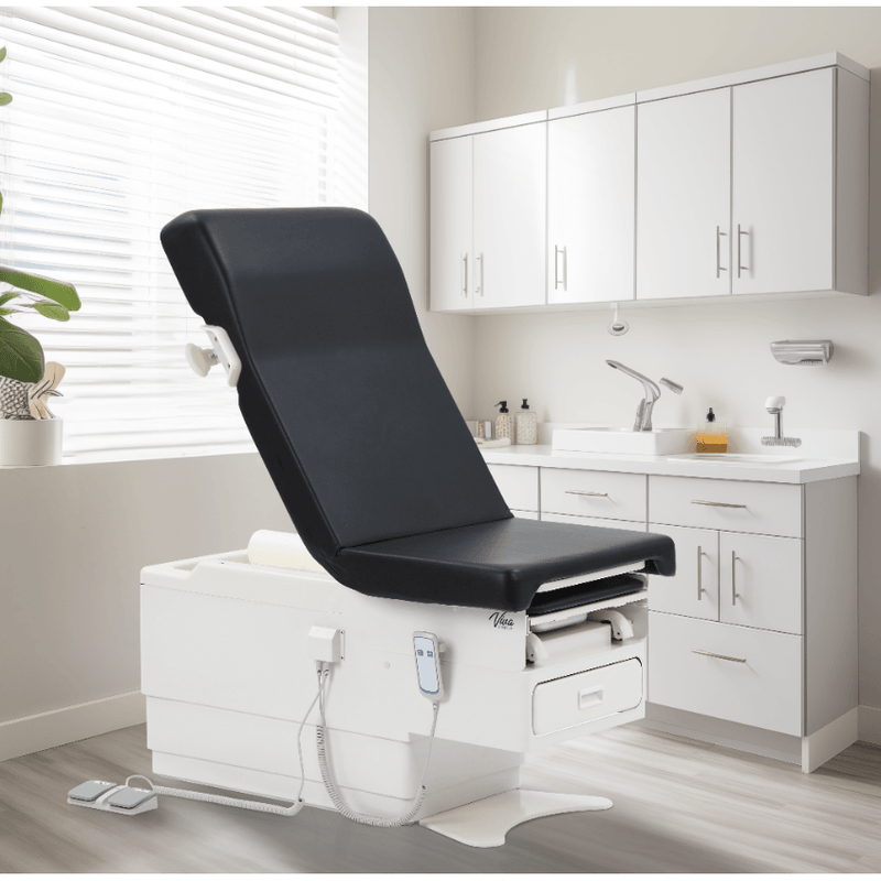 Viva Comfort Pointe Power Exam Table 996-10-Black/Blue - DENTAMED USA