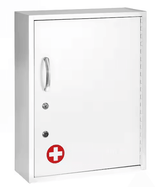 Viva Comford Medicine Cabinet W/ Pull-Out Shelf & Document Pocket Red 999-06-RED - DENTAMED USA