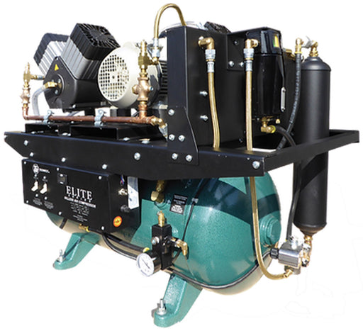 Elite Series Ultra Clean Oilless Compressor (ACO4D2) (ACO6T2) - DENTAMED USA