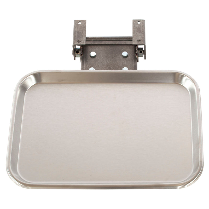 Supply Tray, Fold-Away, Stainless Steel for 8678, 13.5 W x 10 L x .75 D/34.3cm W x 25.4cm L x 1.9cmH (DROP SHIP ONLY)