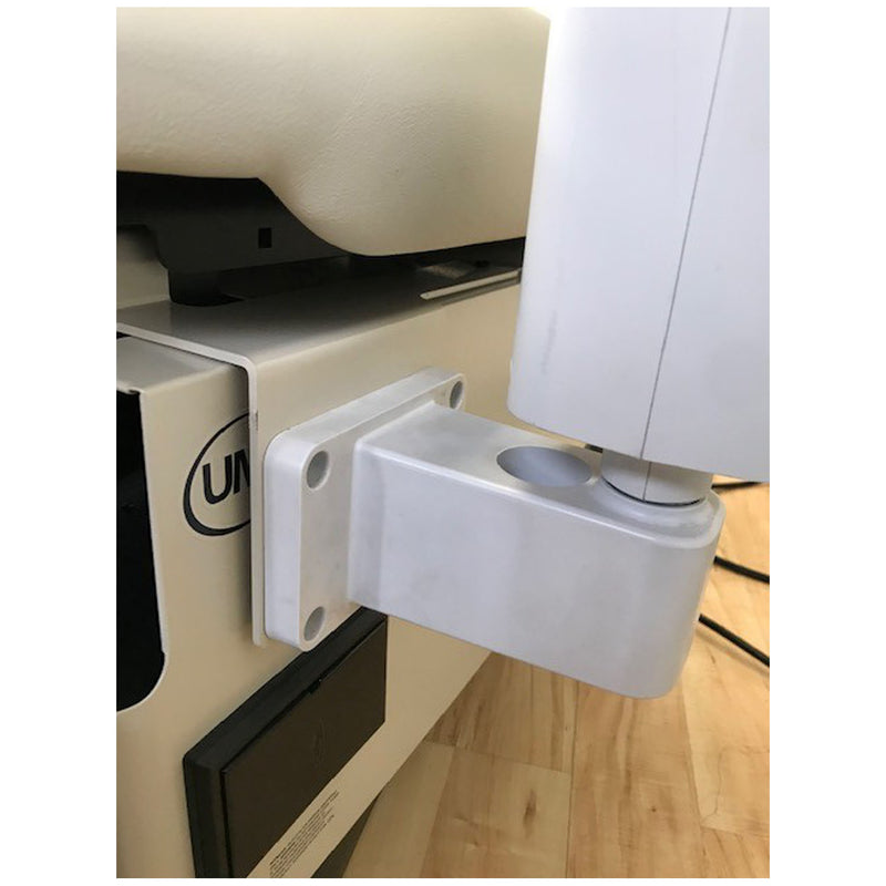 Front Mounting Plate for Welch Allyn Light Bracket #48955 (Patient Left) Compatible with WA Green Series Light 48810, Field Installable for Series 4010-650, 4011-650, 5016-650 (DROP SHIP ONLY)