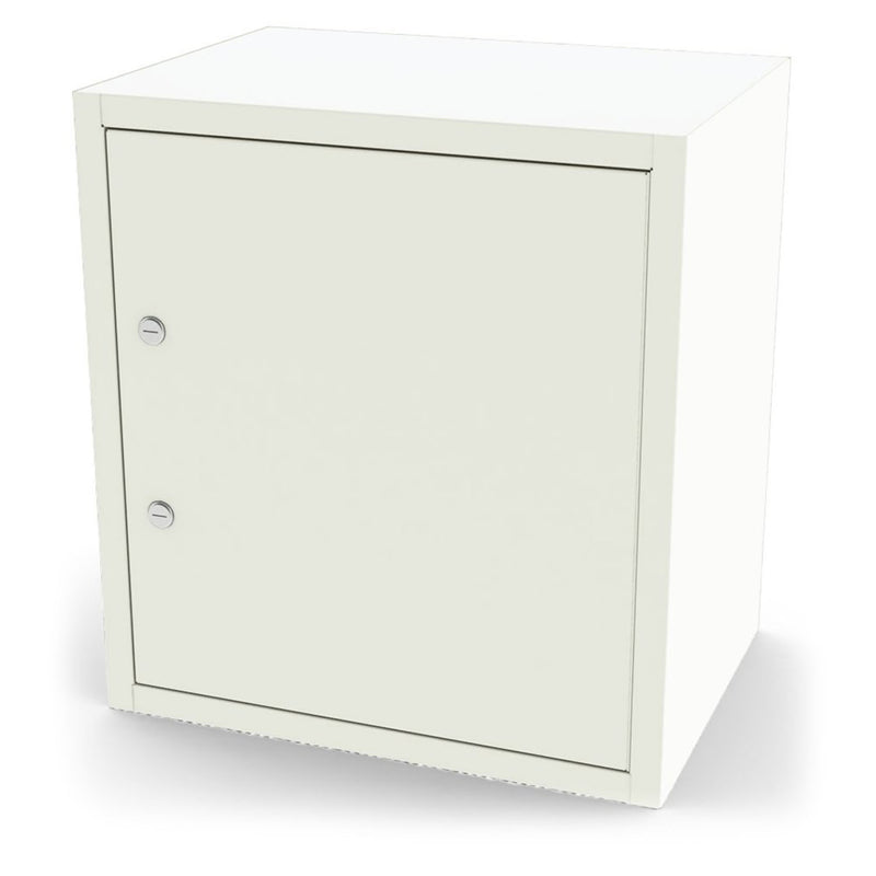 Narcotic Shelf, 7785, Steel with Five (5) Adjustable Steel Shelves, Single Door, Double Lock,(keyed differently) 18.625 W (47.3cm) x 20.25 H (51.4cm) x 13.625 D (34.6cm), Quiet White (DROP SHIP ONLY)