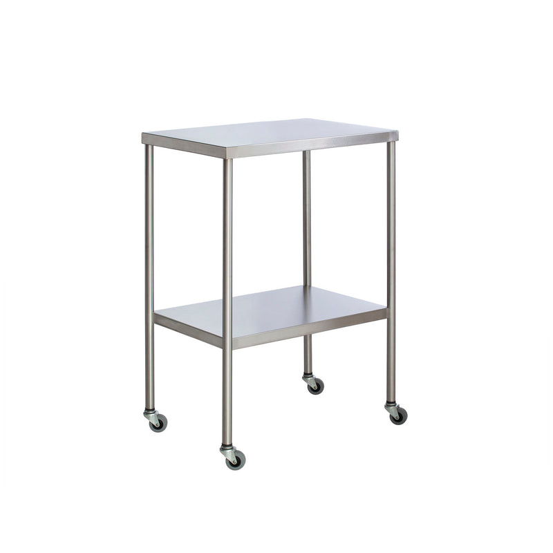 Instrument Table with Shelf, Stainless Steel, 16 x 20" (DROP SHIP ONLY)"