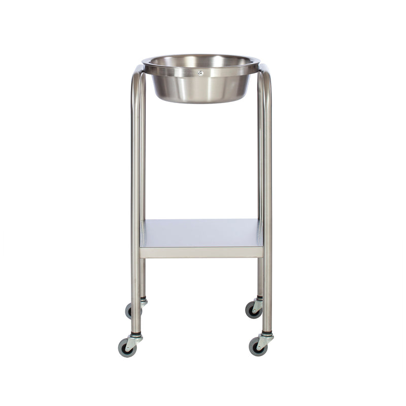 Single Basin Stand with Shelf, Stainless Steel (DROP SHIP ONLY)