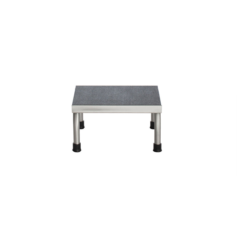 Step Stool, 1-Step, Stainless Steel, 14W x 7 5/8"H x 10"D (DROP SHIP ONLY)"