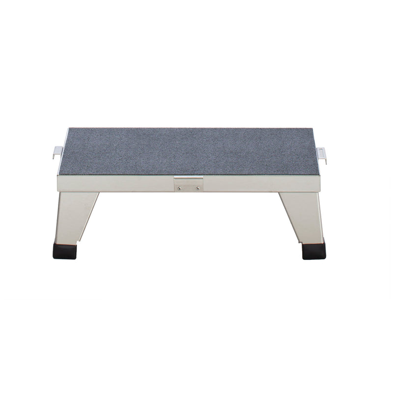 Foot Stool, Stackable, Stainless Steel, 18W x 6"H x 12" D (DROP SHIP ONLY)"