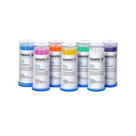 Disposable Micro Applicators Fine Assorted Colors (Yellow Pink) MARK3* Micro Applicators