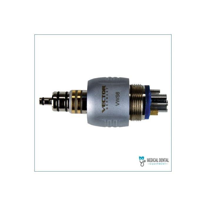 VECTOR 4 Hole Swivel Coupler ADEC/W&H (VWS6) Swivel Coupler vector-4-hole-swivel-coupler-adec-w-h-vw6 DENTAMED USA Swivel Coupler, VECTOR 4