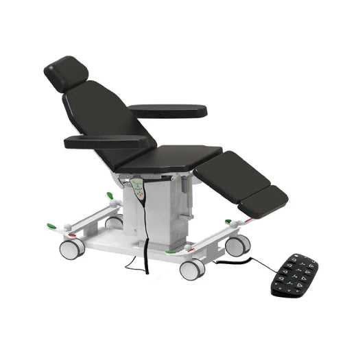 ADS Dental surgical chair model AA6688, featuring adjustable headrest and padded seat for dental procedures.