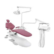 ADS Dental AJ18 Ergonomic Dental Operatory Package Chair Beyond 300, black with adjustable headrest and sleek design