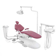 ADS Dental AJ18 ergonomic dental operatory chair with adjustable left-right swing, part of Beyond 400 package, without cuspidor.