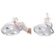 ADS Dental Amber II LED dental light head, whale-shaped, with amber-colored LED, designed for precise dental illumination.