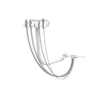 ADS Dental chair-mounted swing rear assistant vacuum package A0332302 for dental units, with hoses and connectors visible.