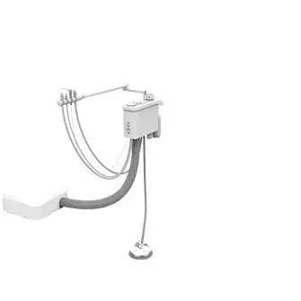 ADS Dental Classic 101 Post Mounted Utility delivery unit showing dental tools and equipment mounted on a sleek, professional dental delivery system.