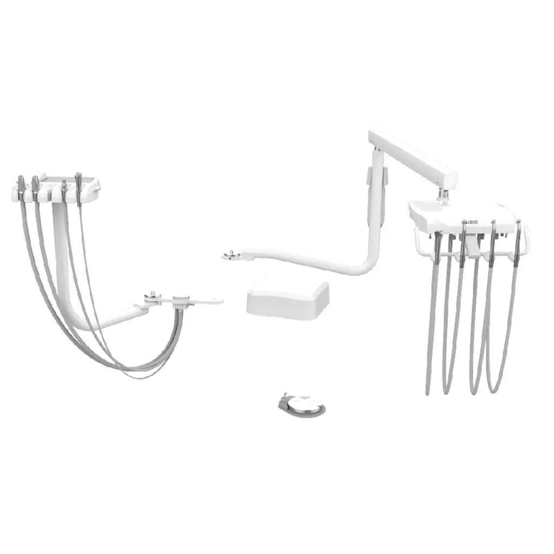 ADS Classic 200 Dental Delivery System showing handpiece holders and control panel for dental treatment procedures.