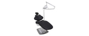 ADS Dental AJ12 fixed-base orthodontic dental chair with built-in light, ergonomic design, and adjustable features for patient comfort.