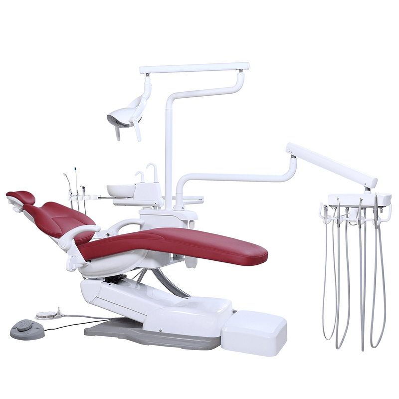 ADS Dental AJ16 Classic 101 operatory dental chair package with ergonomic design and integrated dental equipment for professional dental procedures.