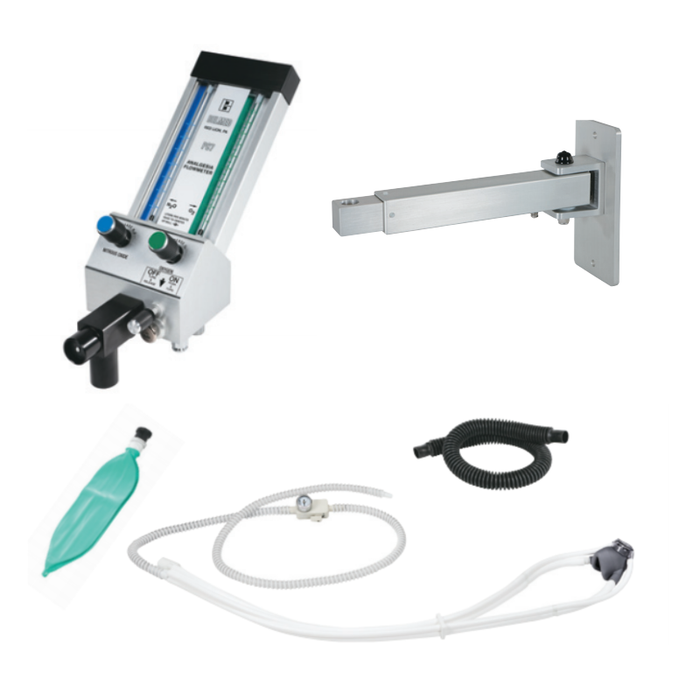 Flowmeter System with Telescoping Arm F400 - DENTAMED USA